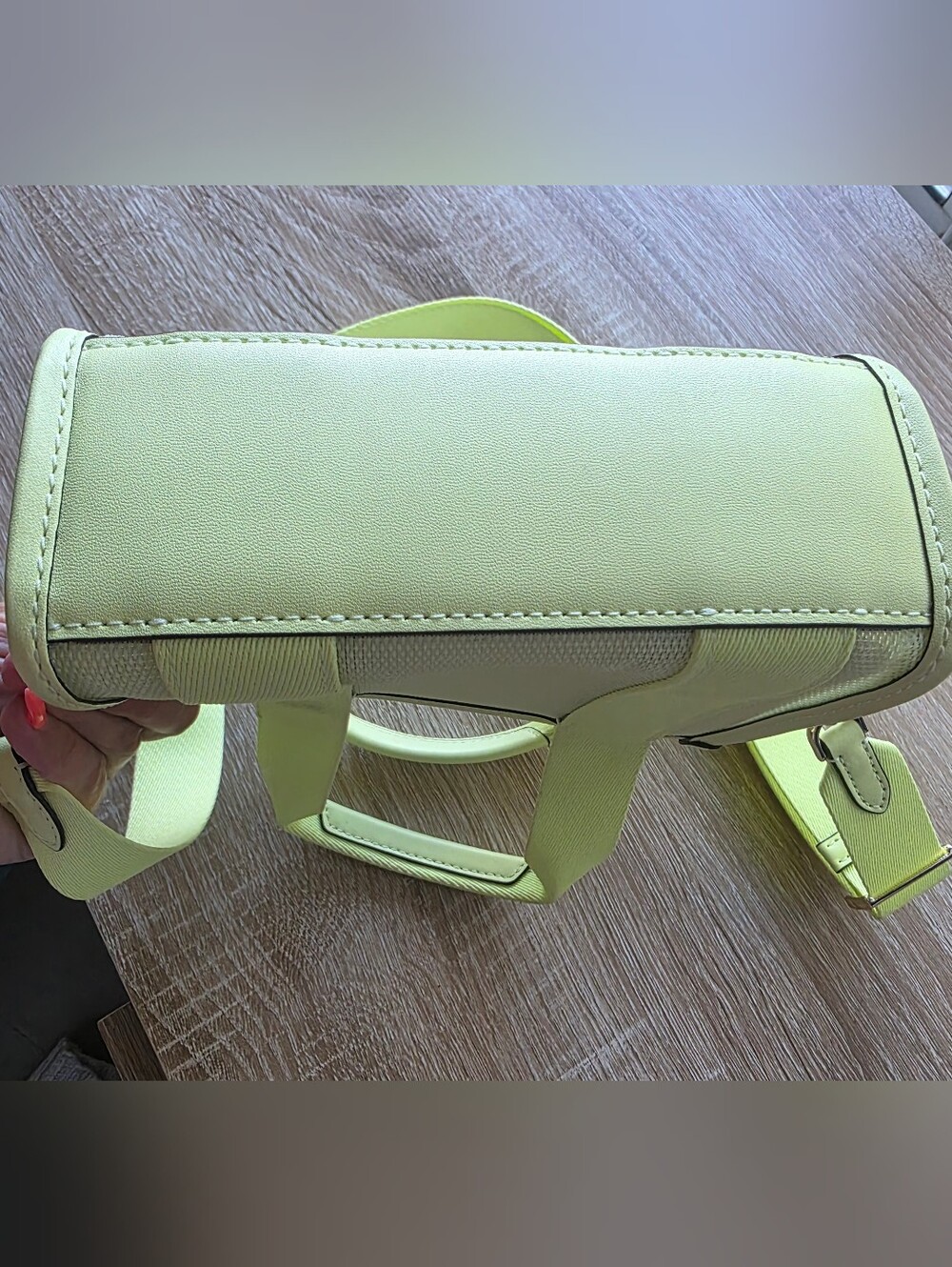 kate spade Lemon-Lime Logo Strap Canvas Tote - Picture 6 of 6